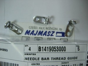 Część JUKI nr. kat. B1419053000 / NEEDLE BAR THREAD GUIDE