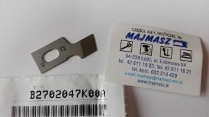 B2702-047-K00-A # B2702047K00A nóż do dziurkarki przecinający dziurkę 3/8" oryginał JUKI