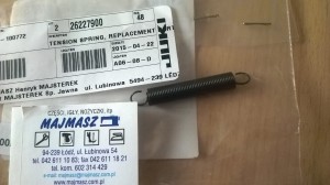 Część JUKI nr. kat. 26227900 / TENSION SPRING, REPLACEMENT PART FOR 135-21307