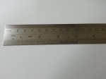 linijka stalowa "Chesterman" długość 30cm 12cali  podziałka mm/cal art.741R