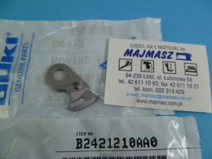 Część JUKI nr. kat. B2424210A00 / NÓŻ STAŁY DO RYGLÓWKI LK / FIX KNIFE