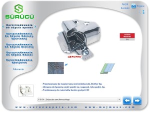 Zwijacz do łączenia materiałów tzw. szwu francuskiego  P013A do ramieniówki