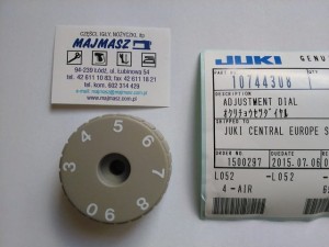 Część JUKI nr. kat. 10744308 / ADJUSTMENT DIAL