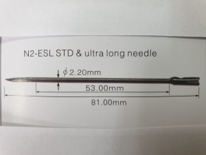 Igła 1szt. N2-ESL STANDARD 81 mm do urządzeń TM-70, TM-100, TM-300B itp.