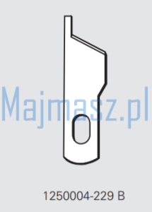 Część MAIER do Toyota Nóż górny nr kat. 1250004-229B # 1250004229B