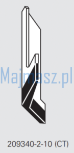 Część MAIER do Rimoldi Nóż górny kątowy widia nr kat. 209340-2-10 (CT) # 209340210(CT)