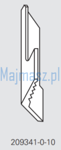 Część MAIER do Rimoldi Nóż górny kątowy nr kat. 209341010 # 209341010