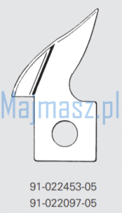 Część MAIER do Pfaff Nóż nr kat. 91-022453-05 # 91-022097-05