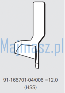 Część MAIER do Pfaff Nóż nr kat. 91-166701-04/006 x12