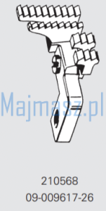 Część MAIER do Pegasus Ząbki nr kat. 210568 # 09-009617-26