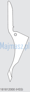 Część MAIER do Necchi Nóż nr kat. 181812000 HSS