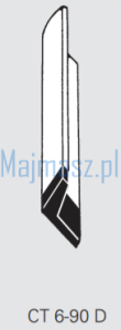 Część MAIER do Merrow Nóż górny kątowy widia nr kat. CT6-90D #  CT690D