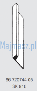 Część MAIER do Mauser Nóż górny kątowy nr kat. 96-720744-05 # SK816 / 9672074405 # SK816