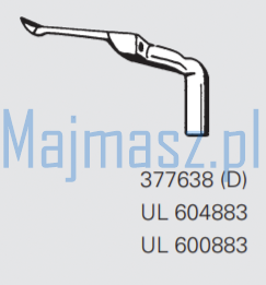 Część MAIER do Singer Chwytacz nr kat. 377638 (D) # UL604883 # UL600883