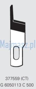 Część MAIER do Singer Nóż górny widia nr kat. 377559 (CT) # G6050113C500