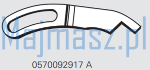 Część MAIER do Dürkopp Nóż nr kat. 0570092917A
