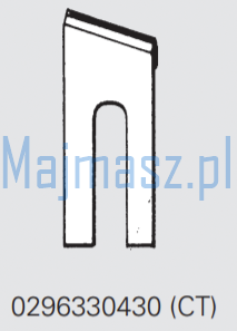 Część MAIER do Dürkopp Nóż widia nr kat. 0296330430 (CT)