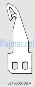 Część MAIER do Dürkopp Nóż nr kat. 0219006708A