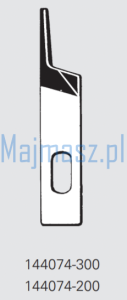 Część MAIER do Brother Nóż górny widia nr kat. 144074-200 # 144074-300 # 144074200 # 144074300