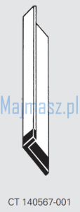 Część MAIER do Brother Nóż górny kątowy widia nr kat. CT140567-001 # CT140567001