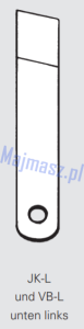 Część MAIER do Diverse Nóż nr kat. JK-L und VB-L unten links # JKLundVBLuntenlinks