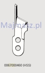 Część MAIER do Dürkopp Nóż nr kat. 0067004600 HSS