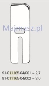 Część MAIER do Pfaff Nóż nr kat. 11165x2.7 # 91-011165-04/001
