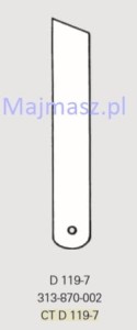 Część MAIER do W.&G. Nóż nr kat. CTD 119-7 / CTD1197