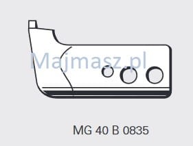 Część MAIER do Mitsubishi Nóż nr kat. MG40B0835