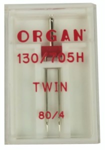 igły szwalnicze ORGAN 705H podwójne półpłaskie ostre