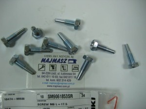Część JUKI nr. kat. SM9061853SR / SCREW M6 L=17.5