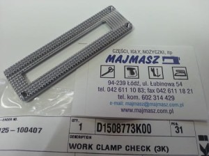 Część JUKI nr. kat. D1508773K00 / WORK CLAMP CHECK (3K)