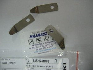 Część JUKI nr. kat. B1829241H00 / THREAD PRESSER PLATE