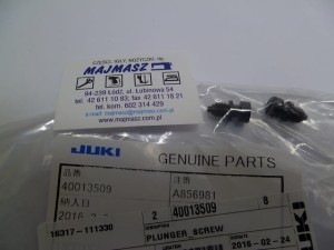 Część JUKI nr. kat. 40013509 / SWORZEŃ / PLUNGER_SCREW