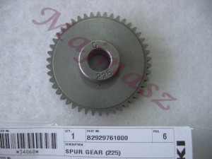 B2929-761-000 koło zębate gęstości ściegu G oryginał JUKI # B2929761000