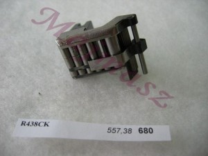 R438CK stopka z rolkami oraz regulowanym ogranicznikiem do wprowadzania gumy do maszyn zyg-zak ZAMIENNIK TAIWAN