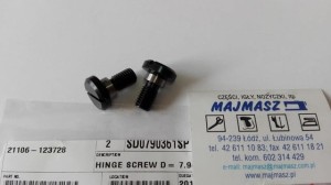 Część JUKI nr. kat. SD0790361SP / HINGE SCREW D= 7.94 H= 3.6