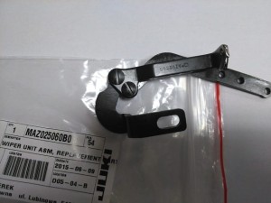 Część JUKI nr. kat. MAZ025060B0 / WIPER UNIT ASM, REPLACEMENT PART FOR MAZ-025060A0