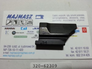 320-62309 # 32062309 kowadełko 34mm do dziurkarki odzieżowej Juki MEB-3200 ZAMIENNIK TAIWAN