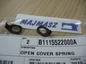 B1115-522-000-A Część JUKI nr. kat. B1115522000A / OPEN COVER SPRING