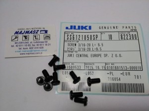 Część JUKI nr. kat. SS6121050SP / SCREW 3/16-28 L= 9.5