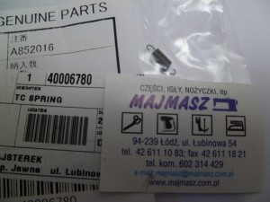Część JUKI nr. kat. 40006780 / SPRĘŻYNKA / TC SPRING