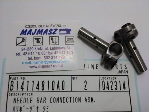 Część JUKI nr. kat. B14114810A0 / UCHWYT IGIELNICY DO STĘBNÓWKI MH 481/NEEDLE BAR CONNECTION ASM.