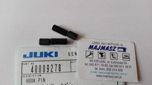 Część JUKI nr. kat. 40009278 / HOOK PIN, REPALCEMENT PART FOR: B2713-771-000