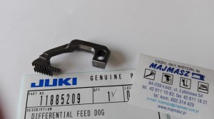 Część JUKI nr. kat. 11885209 / DIFFERENTIAL FEED DOG