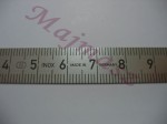 linijka podręczna stalowa elastyczna długość 30cm podziałka mm art. 492/740RM