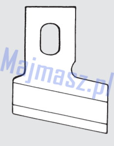 Część MAIER do Brother Juki Singer Nóż do dziurkarki nr kat. 71 1" (25,4mm) HSS