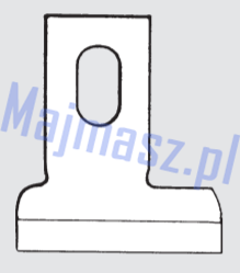 Część MAIER do Brother Juki Singer Nóż do dziurkarki nr kat. 71-90 1" (25,4mm) HSS