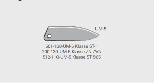 Część MAIER do Hoogs Przeciwostrze nr kat. 501-138-UM-5 # 200-130-UM-5