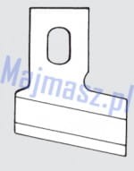CZĘŚĆ MAIER DO BROTHER JUKI SINGER NÓŻ DO DZIURKARKI NR KAT. 71 15/16" (23,81MM)  HSS